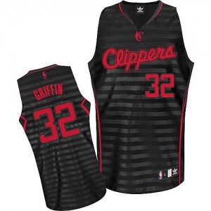 NBA Blake Griffin Swingman Women's Black/Grey Jersey - Adidas Los Angeles Clippers &32 Groove