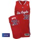 NBA Blake Griffin Authentic Men's Red Jersey - Adidas Los Angeles Clippers &32 Road Autographed