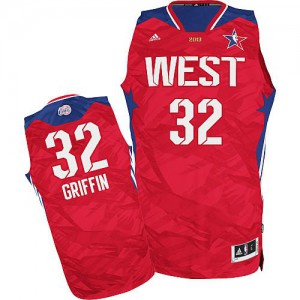 NBA Blake Griffin Swingman Men's Red Jersey - Adidas Los Angeles Clippers &32 2013 All Star