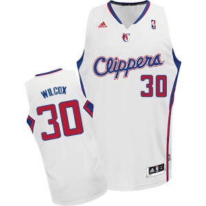 NBA C.J. Wilcox Swingman Men's White Jersey - Adidas Los Angeles Clippers &30 Home