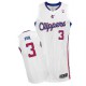 NBA Chris Paul Authentic Men's White Jersey - Adidas Los Angeles Clippers &3 Home