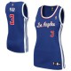 NBA Chris Paul Authentic Women's Royal Blue Jersey - Adidas Los Angeles Clippers &3 Alternate