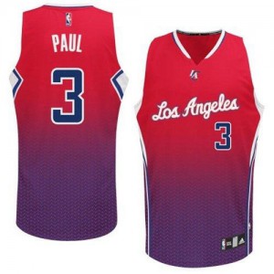 NBA Chris Paul Authentic Men's Red Jersey - Adidas Los Angeles Clippers &3 Resonate Fashion