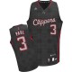 NBA Chris Paul Swingman Men's Black Jersey - Adidas Los Angeles Clippers &3 Rhythm Fashion