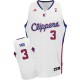 NBA Chris Paul Swingman Men's White Jersey - Adidas Los Angeles Clippers &3 Home