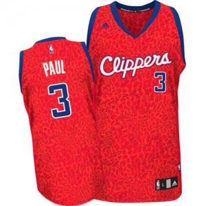 NBA Chris Paul Swingman Men's Red Jersey - Adidas Los Angeles Clippers &3 Crazy Light