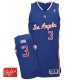 NBA Chris Paul Authentic Men's Royal Blue Jersey - Adidas Los Angeles Clippers &3 Alternate Autographed