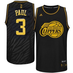 NBA Chris Paul Swingman Men's Black Jersey - Adidas Los Angeles Clippers &3 Precious Metals Fashion