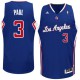 NBA Chris Paul Swingman Men's Royal Blue Jersey - Adidas Los Angeles Clippers &3 Alternate