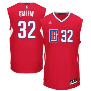  Los Angeles Clippers signent de nouveaux maillots rouges Blake Griffin