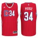 Los Angeles Clippers signent de nouveaux maillots rouges Paul Pierce 34