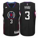 Los Angeles Clippers 2015-16 nouvelle saison Logo 3 Chris Paul Black Swingman maillot