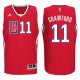 Jamal Crawford masculin 11 rouge nouveau maillot Swingman route de Logo