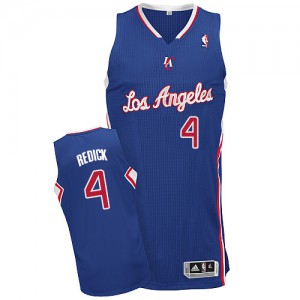 NBA JJ Redick Authentic Men's Royal Blue Jersey - Adidas Los Angeles Clippers &4 Alternate