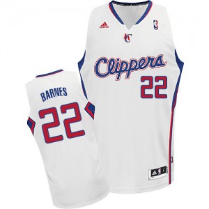 NBA Matt Barnes Swingman Men's White Jersey - Adidas Los Angeles Clippers &22 Home