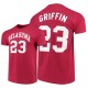 NCAA Hommes Sooners ^ 23 T-shirt de performance College de Blake Griffin - Rouge