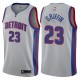 Pistons de Detroit pour hommes ^ 23 Maillot Swingman Gris Déclaration de Blake Griffin