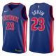 Pistons de Detroit pour hommes ^ 23 Blake Griffin icon Maillot Swingman Bleu