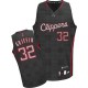 NBA Blake Griffin Authentic Men's Black Jersey - Adidas Los Angeles Clippers &32 Rhythm Fashion