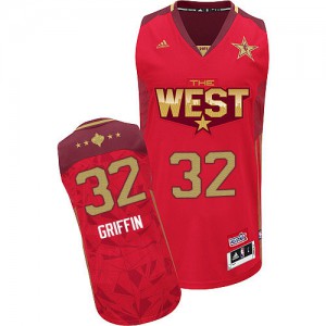 NBA Blake Griffin Swingman Men's Red Jersey - Adidas Los Angeles Clippers &32 2011 All Star